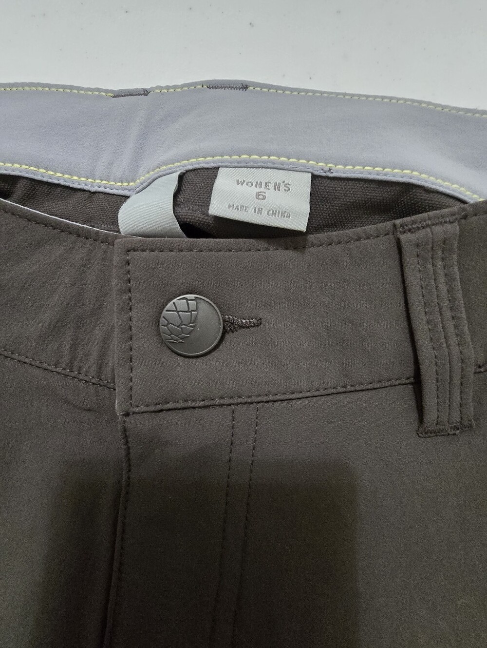 Stio Charcoal Gray Straight Leg Low Rise Hiking Pants Women's 6 Outdoor - Picture 9 of 13